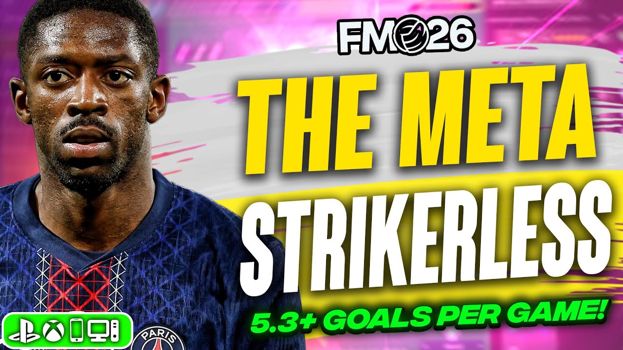 BROKEN META Strikerless FM26 Tactic | 5+ Goals | Best FM26 Tactics