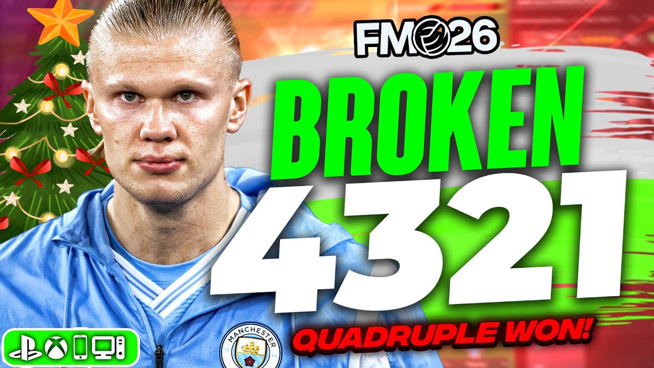 This BROKEN FM26 Xmas Tree Tactic is UNFAIR! | Best FM26 Tactics