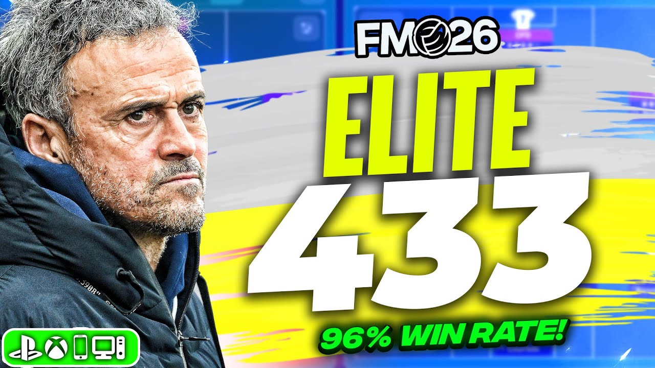 This ELITE 4-3-3 Won The Quadruple! (96% Win Rate) | Best FM26 Tactics