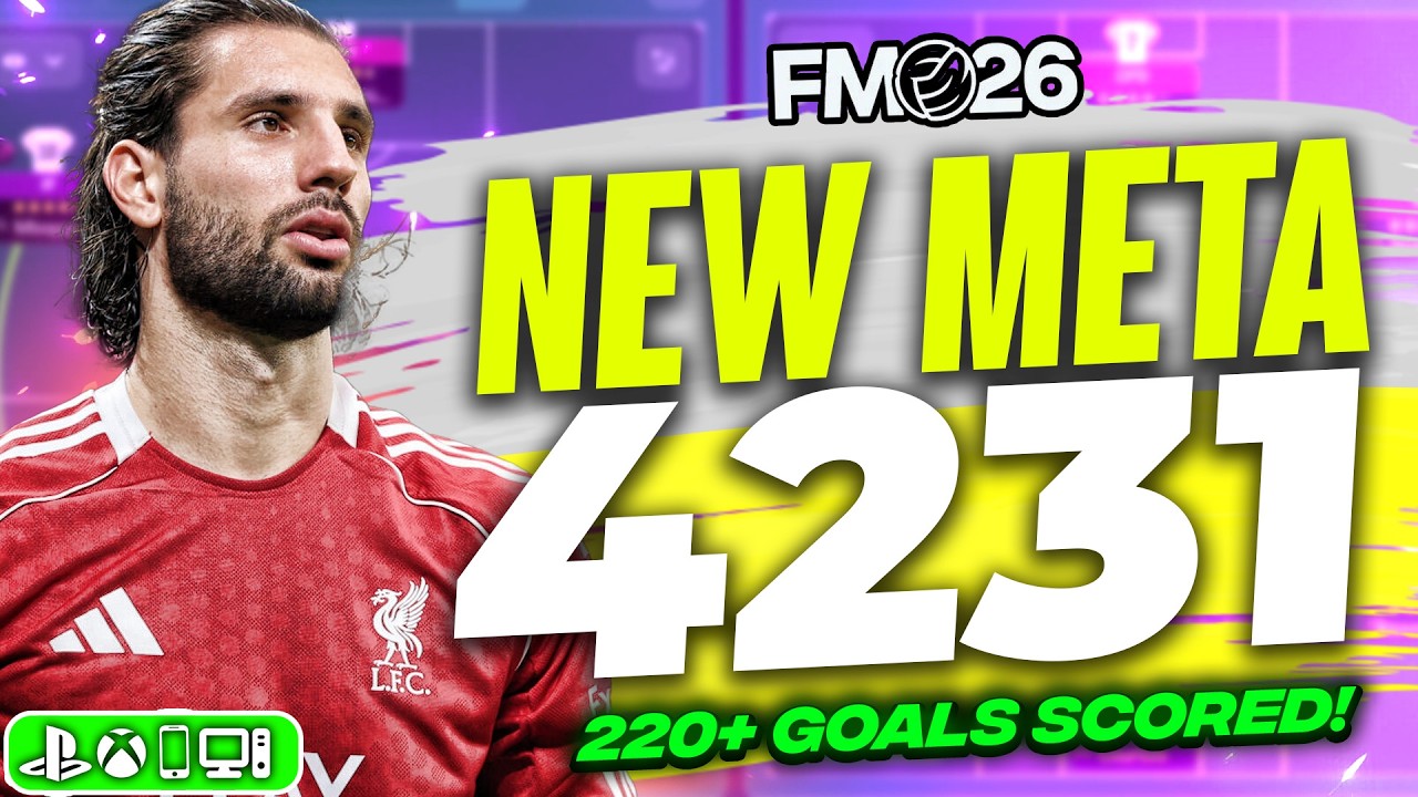I Found The NEW META 4231! (220+ Goals) | Best FM26 Tactics