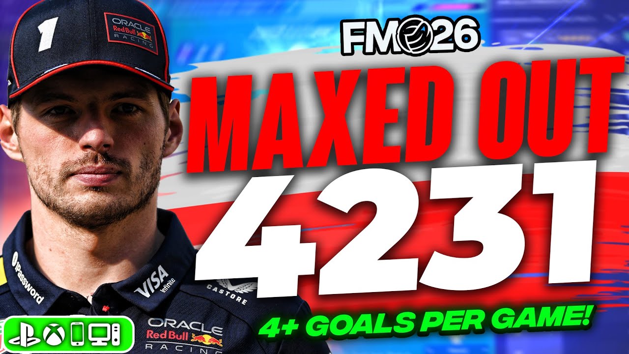 🔥 The BEST 4-2-3-1 FM26 Tactic? | 4+ Goals Per Game!