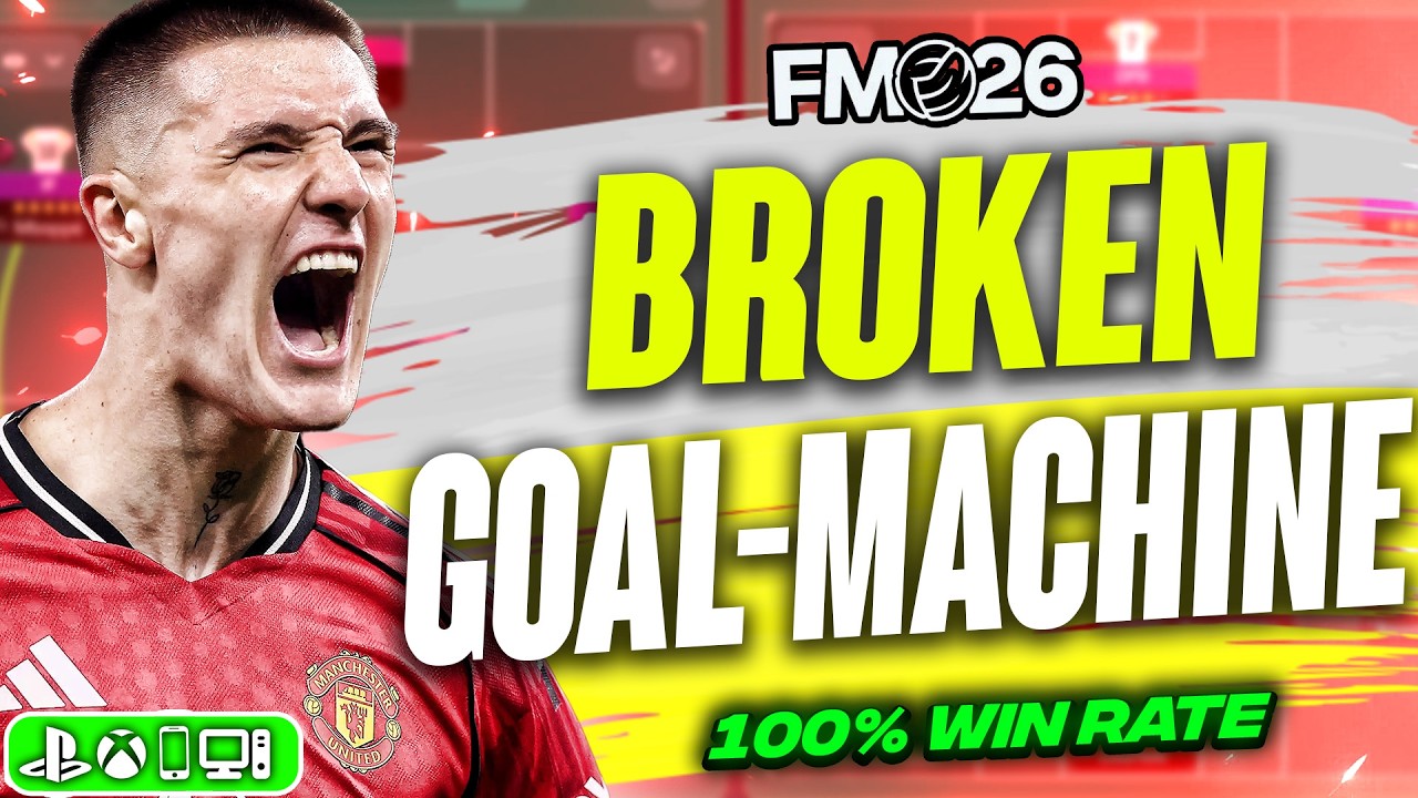 I Created an UNBEATABLE Tactic in FM26! (100% Win Rate) | Best FM26 Tactics