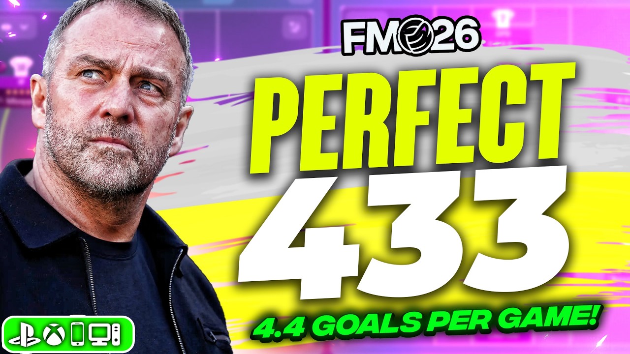 🔥 This PERFECT Hansi Flick 4-3-3 Tactic Is INSANE! (4.4 GPG)