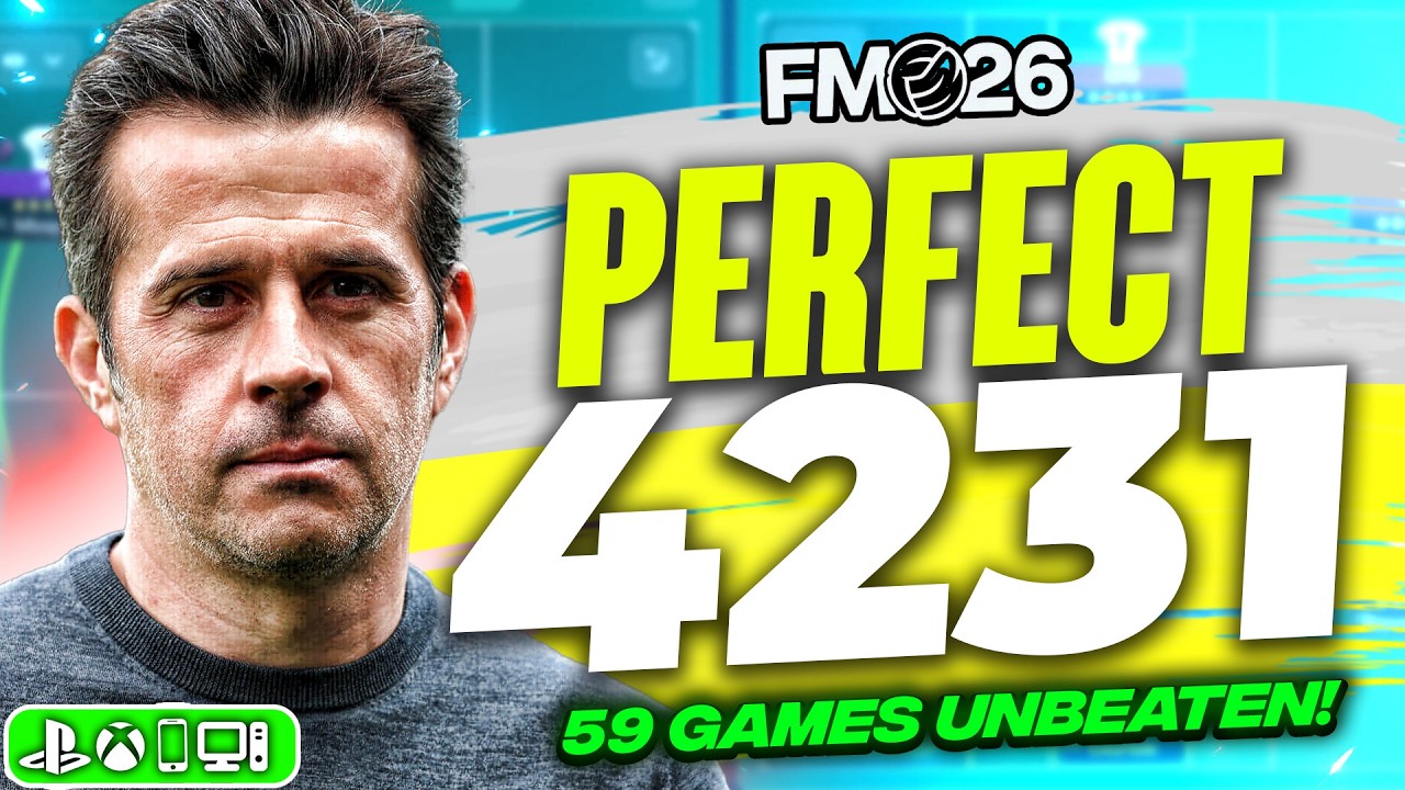 🔥 This PERFECT 4-2-3-1 FM26 Tactic Is UNBEATABLE! (59 Games)