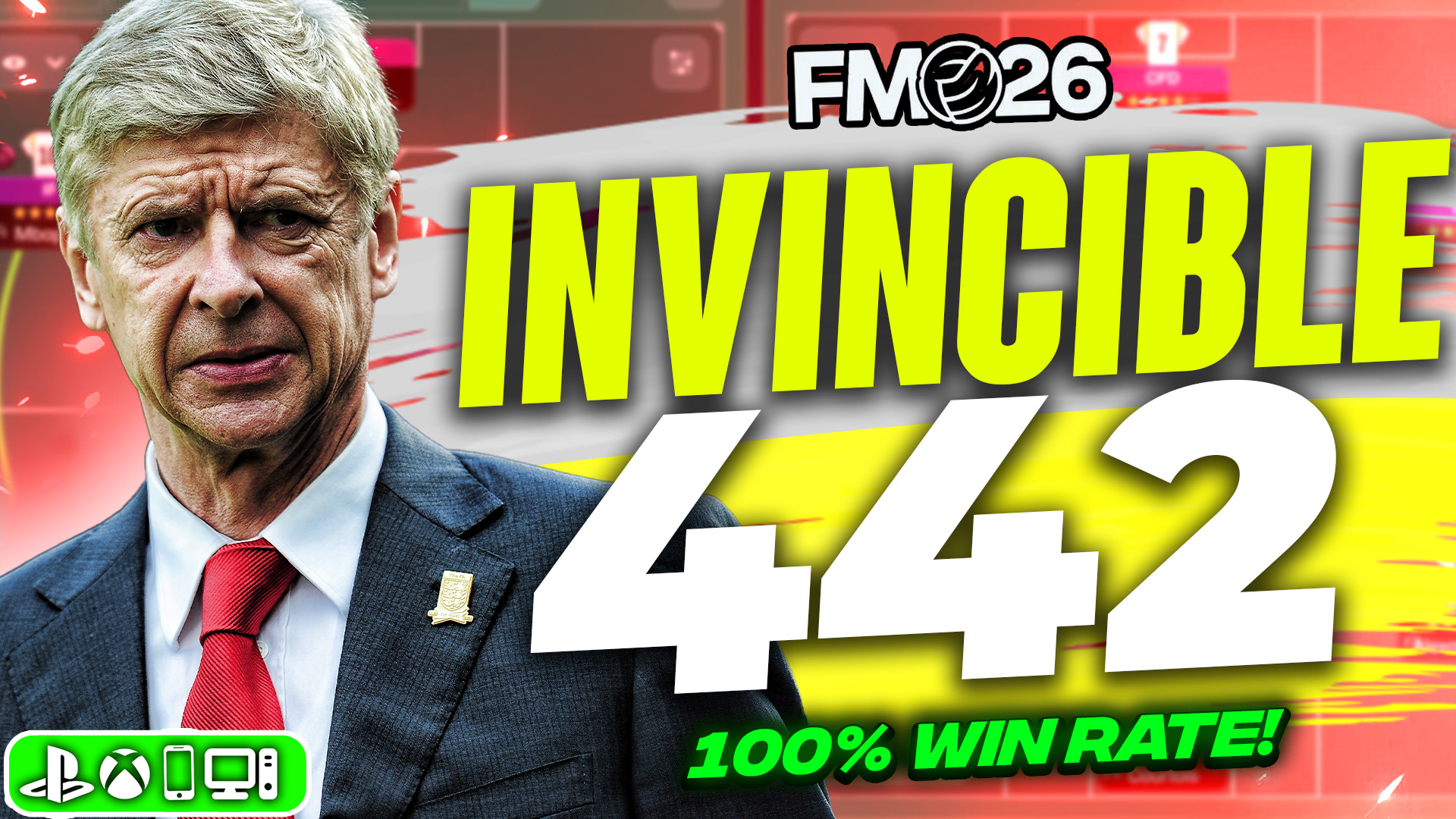 🔥 Wenger’s INVINCIBLE 4-4-2 FM26 Tactic (100% Win Rate)