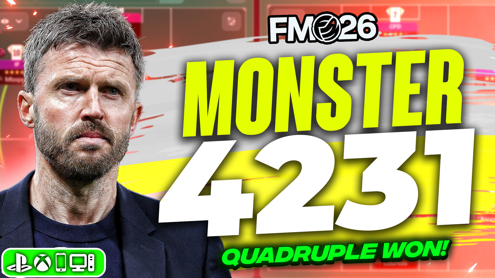 🔥 This MONSTER 4-2-3-1 FM26 Tactic Won The Quadruple! (4.2 GPG)