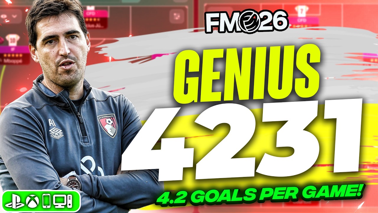 🔥 4+ Goals EVERY Game Using This BROKEN Iraola 4-2-3-1 In FM26