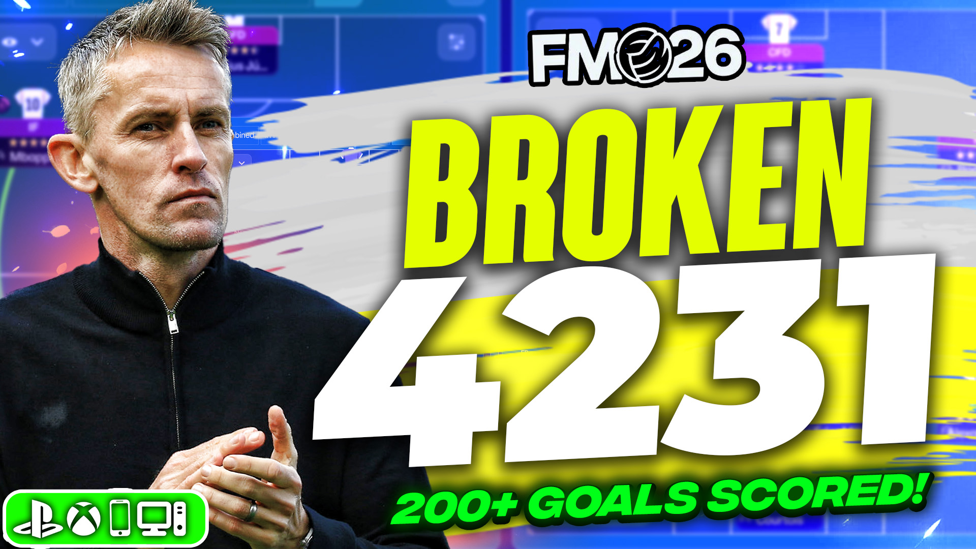 🔥 This BROKEN 4-2-3-1 FM26 Tactic Scored 200+ Goals!