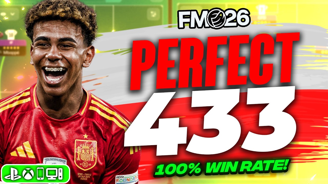 🚨 The PERFECT 4-3-3 FM26 Tactic Has A 100% Win Rate 🇪🇸🔥