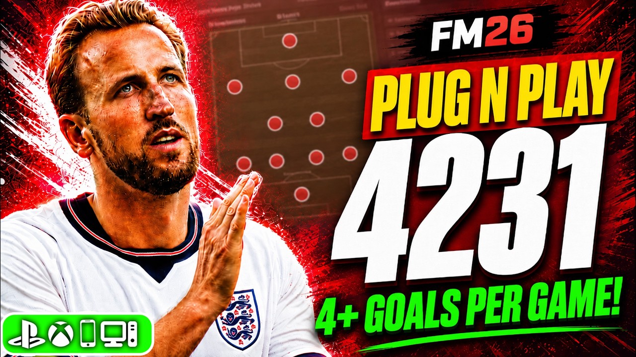🚨 This PLUG & PLAY 4-2-3-1 FM26 Tactic Is A CHEAT CODE 🔥