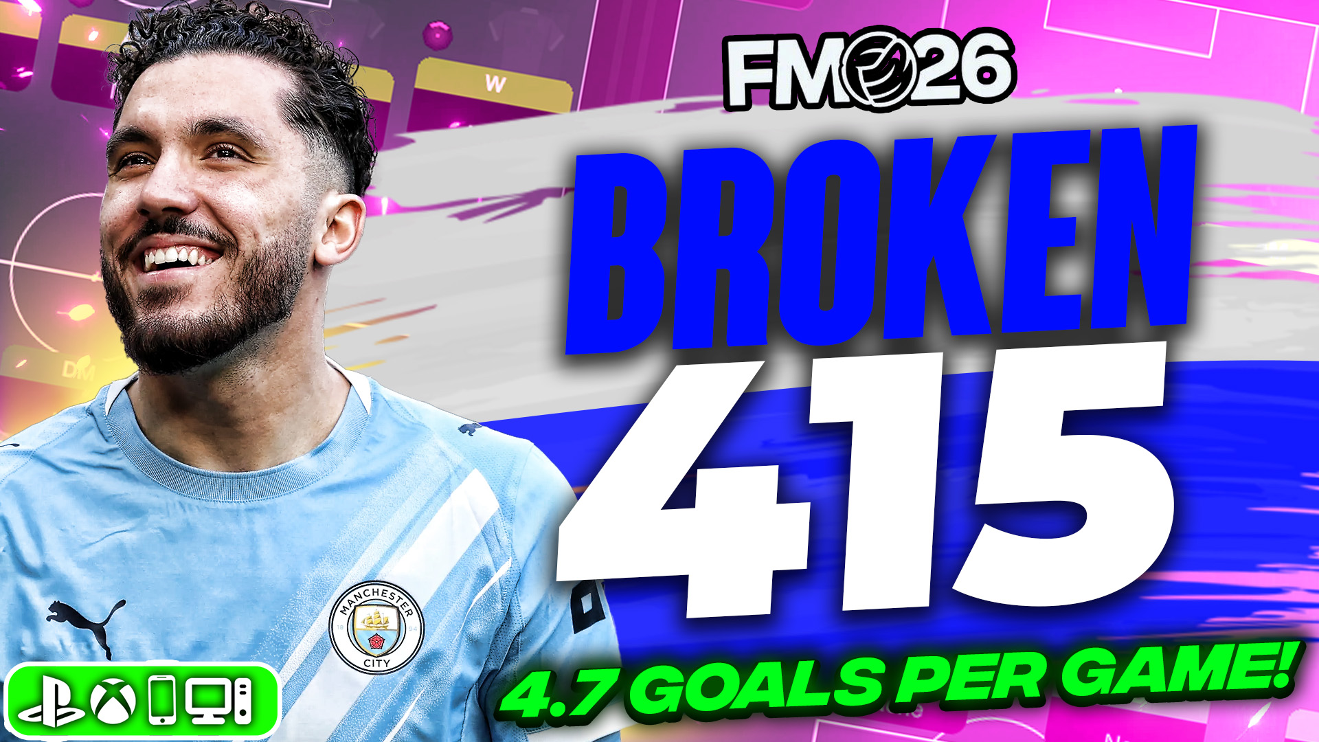 🚨 This BROKEN 4-1-5 FM26 Tactic Has 3 AMs! 4.7 GPG + 53 Unbeaten 🤯