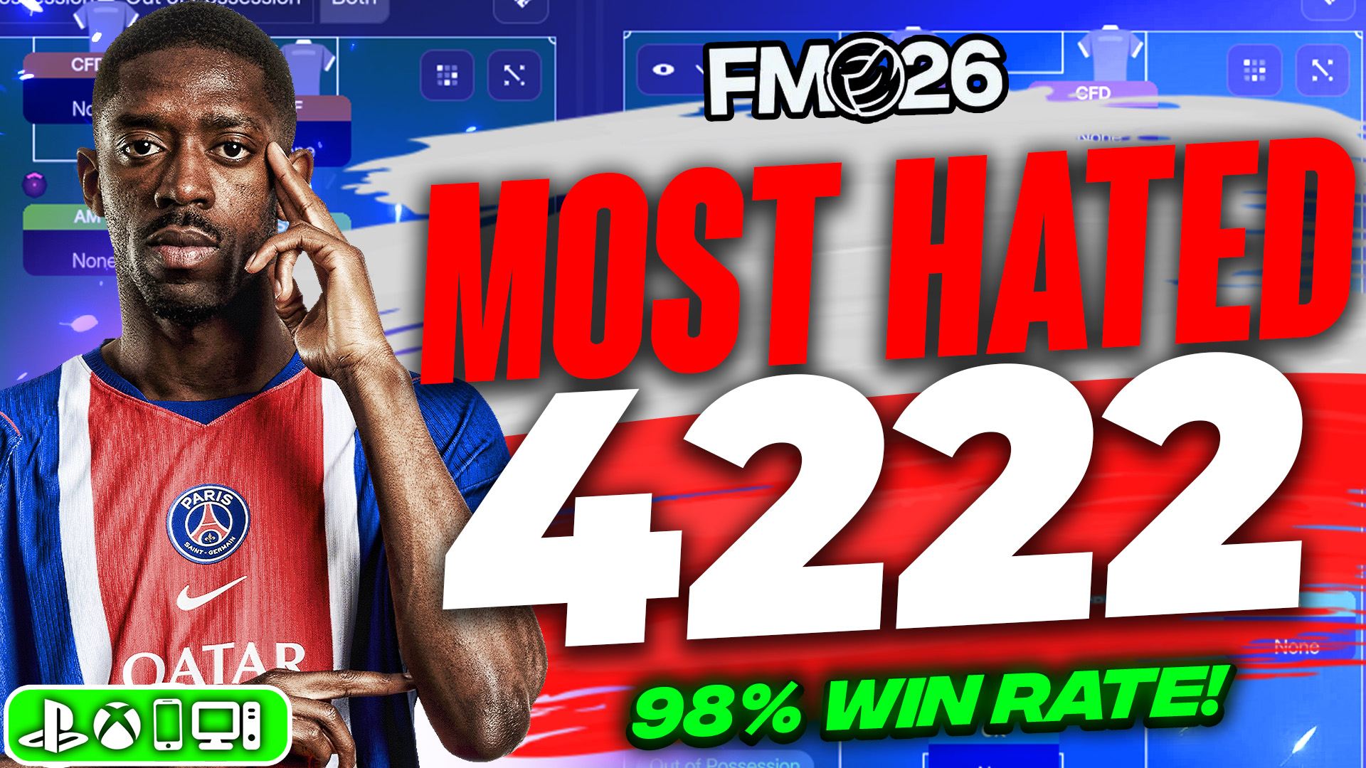 🚨 The MOST HATED 4-2-2-2 FM26 Tactic! 102 Points + 98% Win Rate 😡🔥