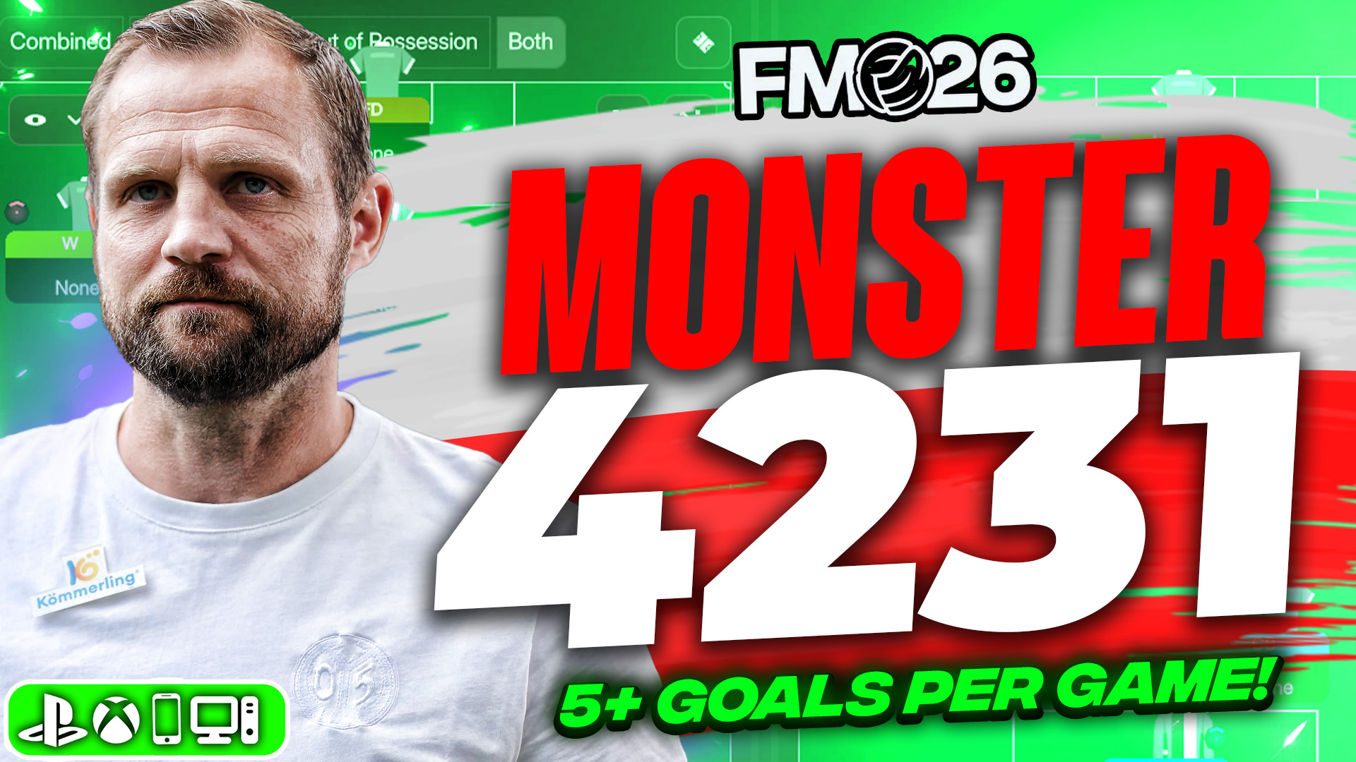 🚨 MONSTER 4-2-3-1 FM26 Tactic! 5+ Goals Per Game