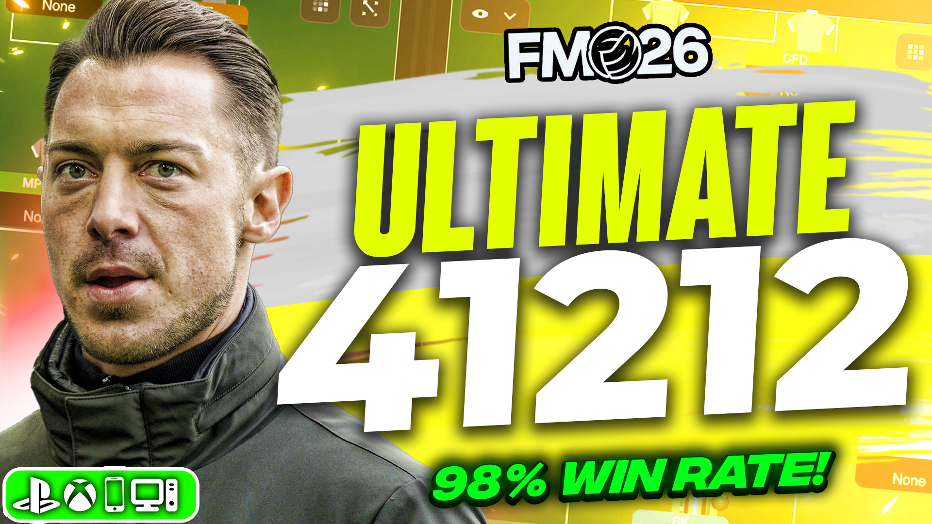 🚨 Matthias Jaissle’s ULTIMATE 4-1-2-1-2 FM26 Tactic! 98% Win Rate + 4.4 GPG 🤯🔥