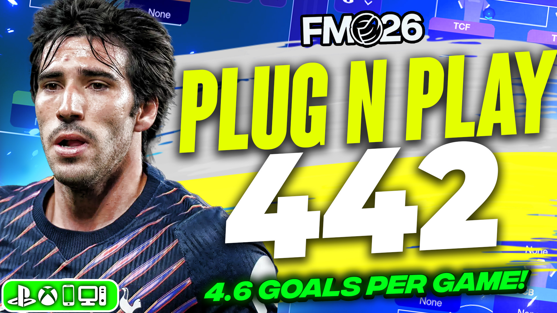 🚨 The PERFECT Plug N Play 4-4-2 FM26 Tactic! 4.6 Goals Per Game 🤯🔥