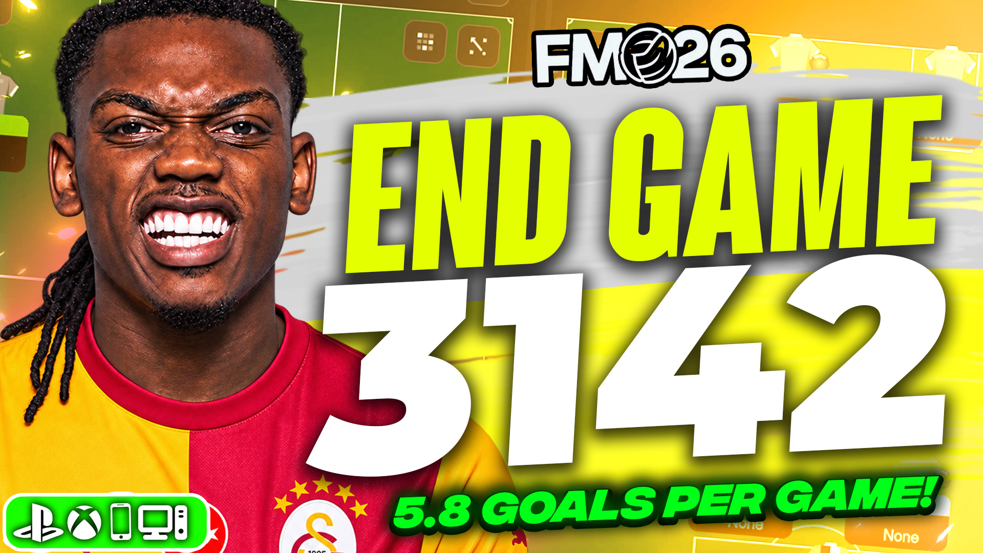 🚨 I Found The END GAME 3-1-4-2 FM26 Tactic! 5.7 Goals Per Game 🔥
