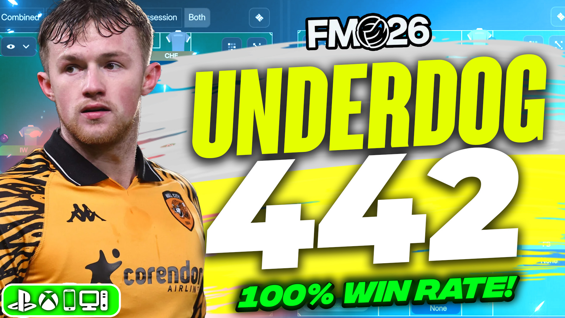 🚨 BROKEN 4-4-2 FM26 Tactic! 100% Win Rate With Underdog Teams 🔥