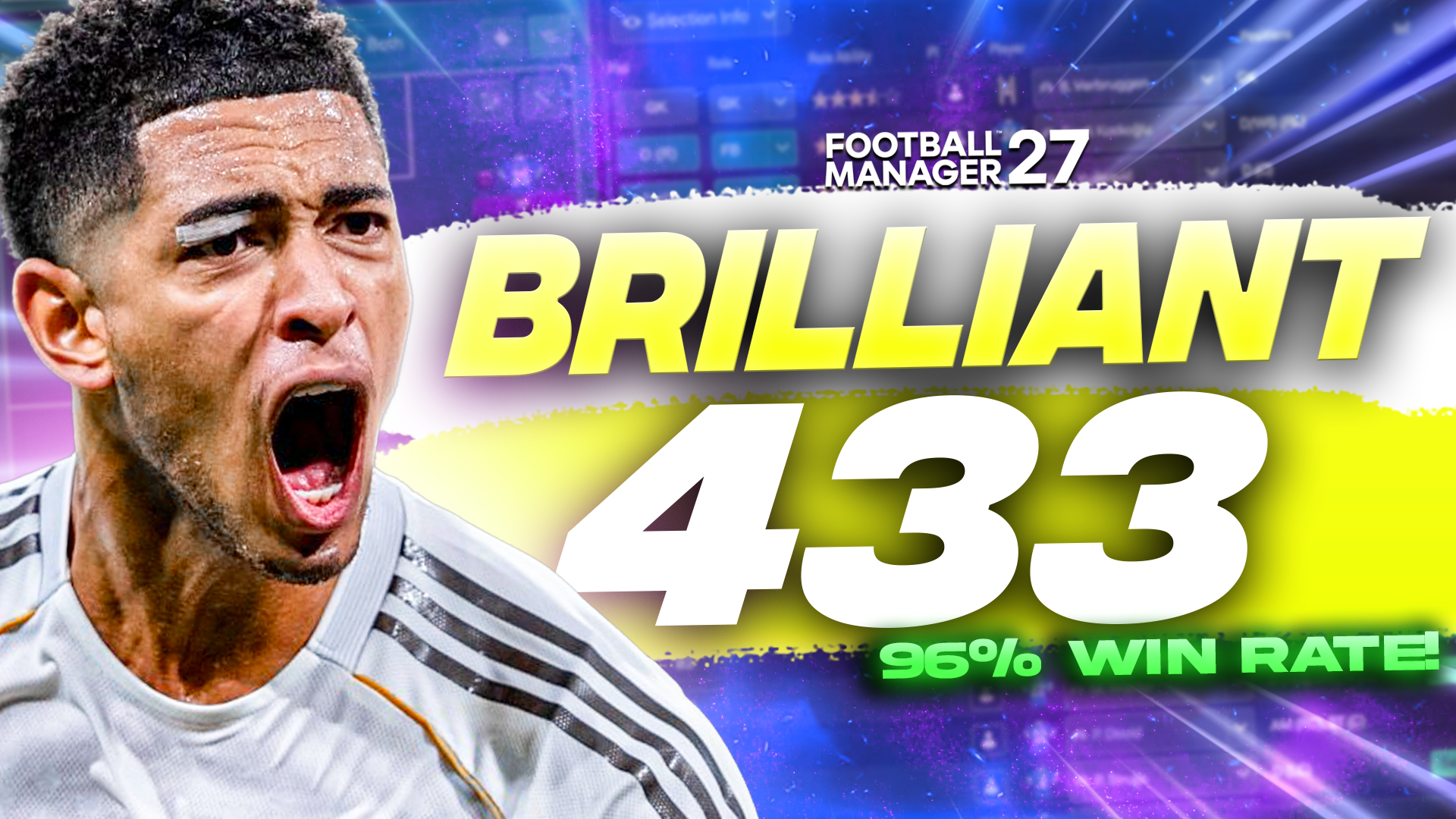 96% Win Rate! BRILLIANT 433 FM27 Tactic – TREBLE WON! | Best FM27 Tactics