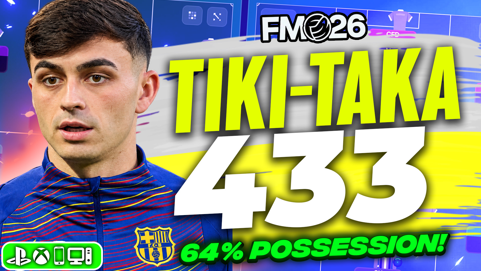 This TIKI TAKA FM26 Tactic Won EVERY Game! (100% Win Rate)